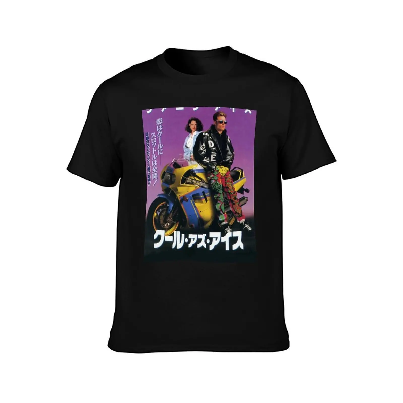 Vanilla Ice: Cool as Ice T-Shirt, Summer Casual Cotton Tee, Oversized Streetwear Tops, Vintage Graphic Print, Unisex Men Women