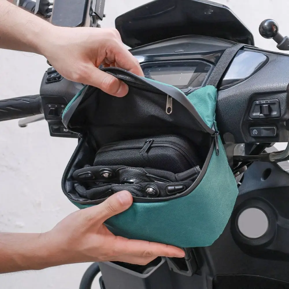 Viewing Window Mountain Bike Bag Waterproof Large Capacity Motorcycle Electric Scooter Bag Storage Bag Durable Bicycle Front Bag