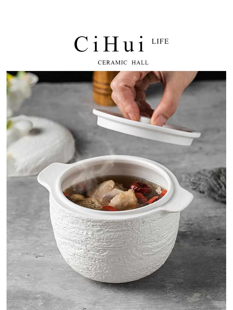 

Cihui LIFE Cerc Double Layer Water Separation Ster Direct Microwave Oven Suitable Large Capaci Relief Soup Bowl