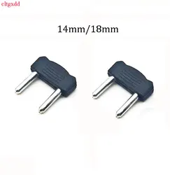 10PCS 3mm short circuit plug RCA audio and video wiring board banana plug 14mm 18mm spacing 2-pin connection plug