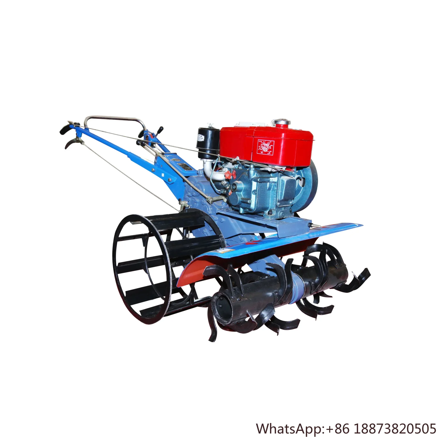 Hand push self-propelled pastoral  rotary tiller walk behind rear tine mini tiller cultivator for sale