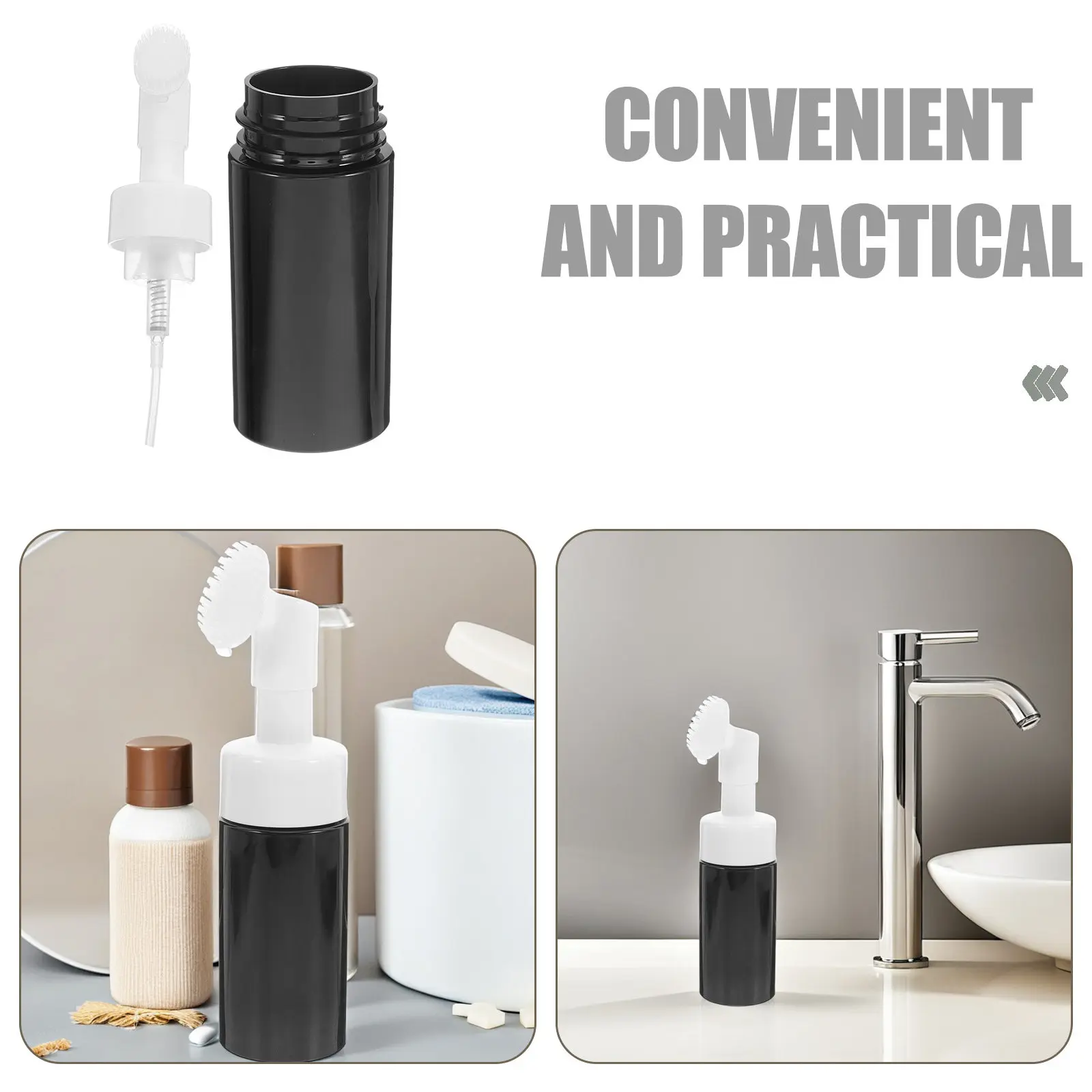 Refillable 100Ml Foam Pump Bottle Discreet Mousse Foam Container Secret Storage Box for Jewelry Cash Documents Travel Cleanser