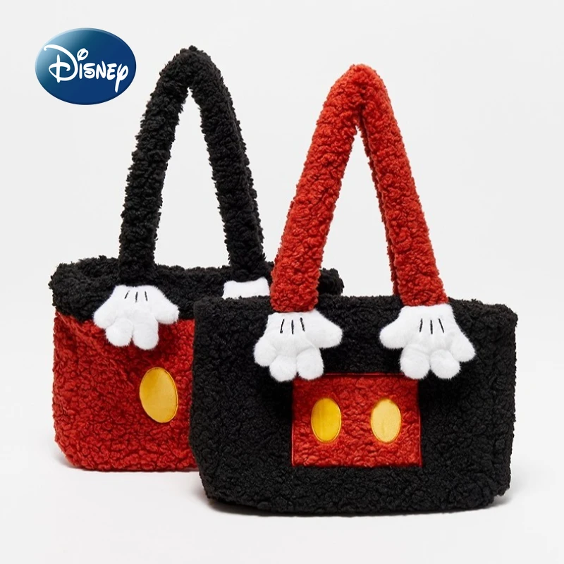 

Disney Mickey New Women's Handbag Cartoon Fashion Women's Shoulder Bag Large Capacity Luxury Casual Women's Bag High Quality