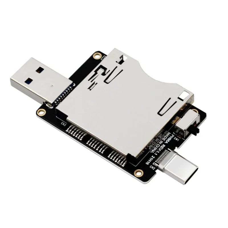CFexpress Card Reader USB 3.0 Type A/USB3.1 Type C 10Gbps to CF Express Riser Adapter JMS583 Chip for CF Express Type B Memory