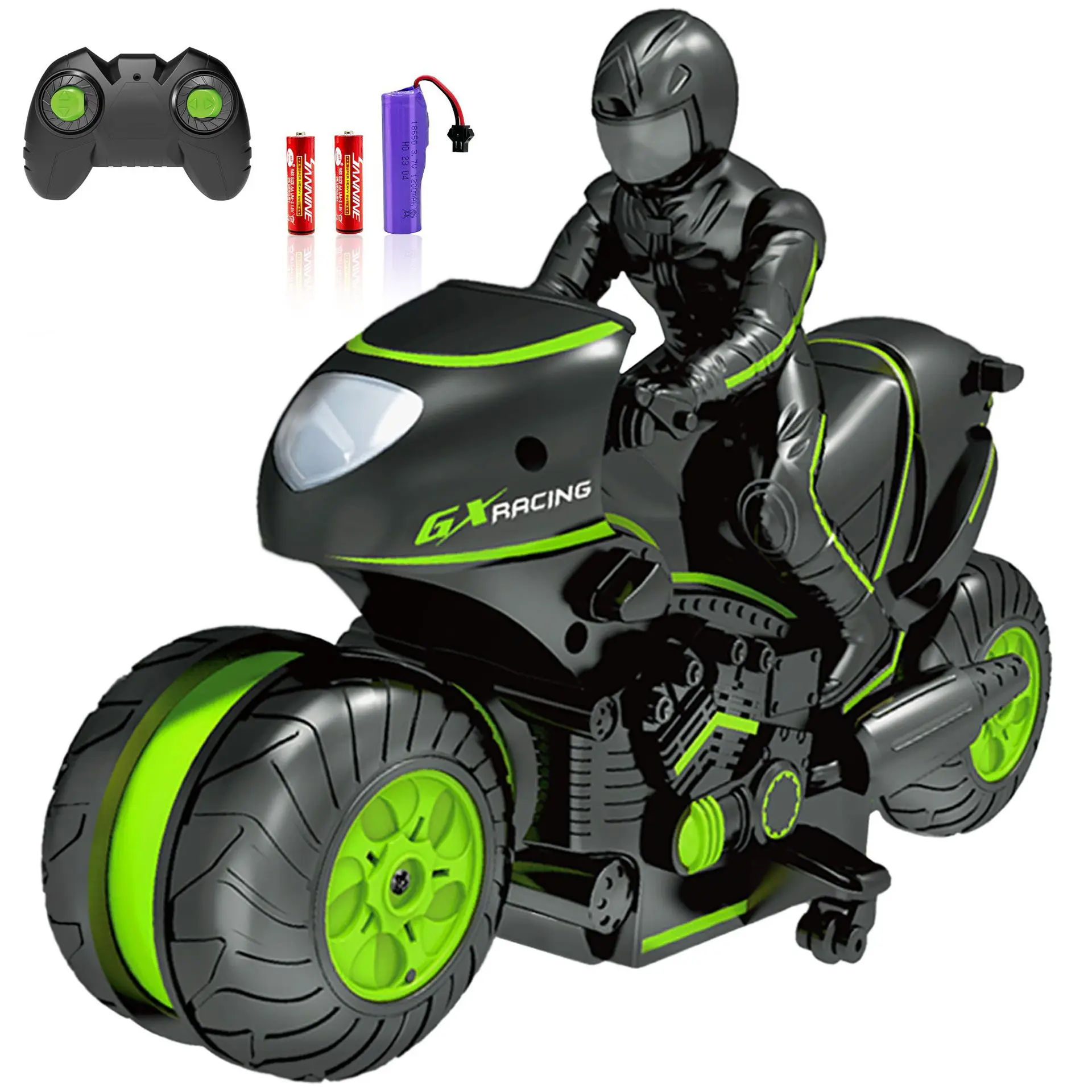 รถสตั๊นท์สุดเท่พร้อมระบบยืดหดได้ แปลงร่างได้ พลิกได้ และควบคุมด้วยรีโมทไร้สาย 2.4g รถของเล่นอเนกประสงค์