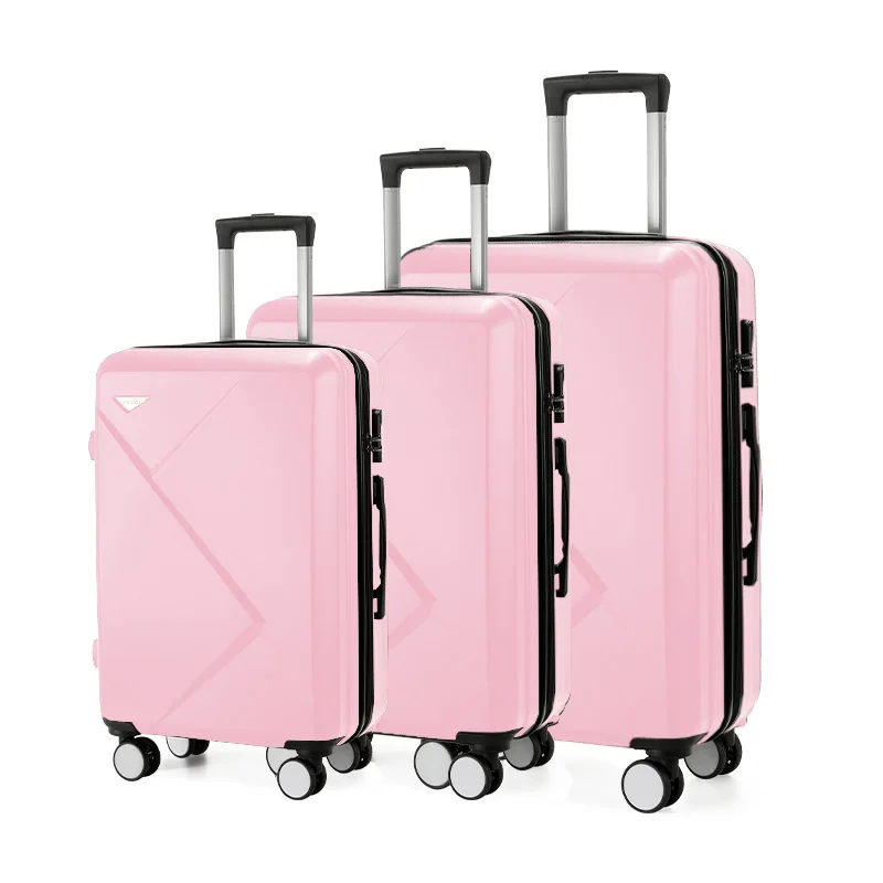 

New Password Large Capaci Silent Travel Suitcase Men Women Trendy Pull Rod 24 Inch 20 Inch 28 Inch 3 Piece Set Faionable ...