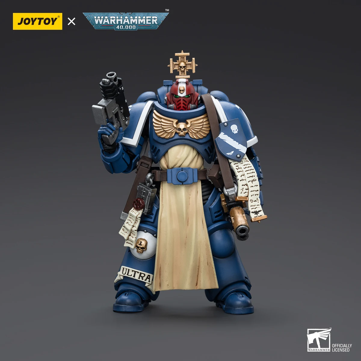 

JOYTOY Warhammer 40k Ultramarines Sternguard Veteran Sergeant Action Figures Doll Decoration Original Collection Gift Model