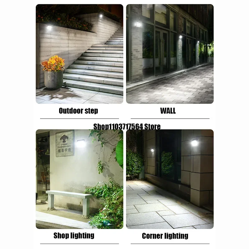 

Solar induction light garden path lighting led floodlight outdoor waterproof wall wall light