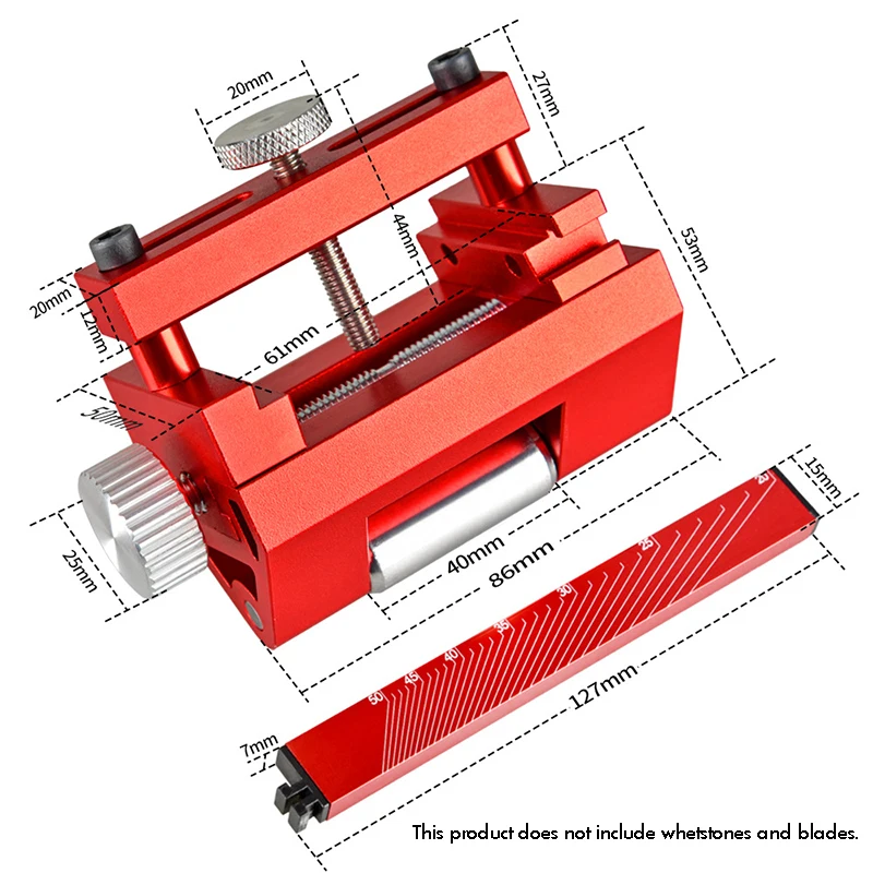 Manual Knife Sharpener Metal Wood Chisel Abrasive Tools Sharpening Blades Tool Honing Chisel Fixing Bracket Woodwork Sharpener