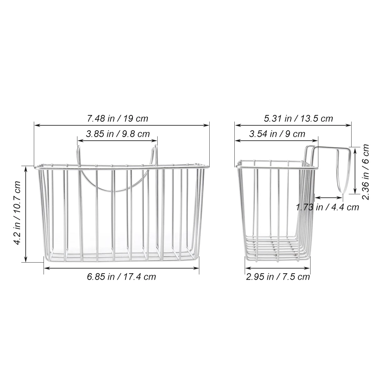 Escurridor Para Fregadero Stainless Steel Drainer Rack Double Layer Kitchen Brush