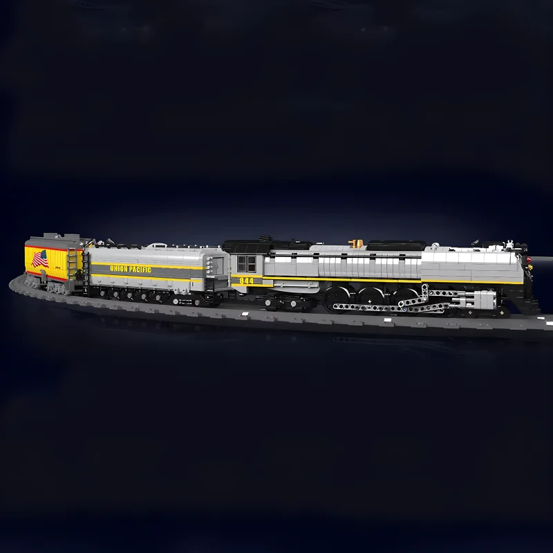 Mal King 12031 Technische Auto Bouwsteen Afstandsbediening Union Pacific 844 Stoomlocomotief Model Montage Bakstenen Speelgoed