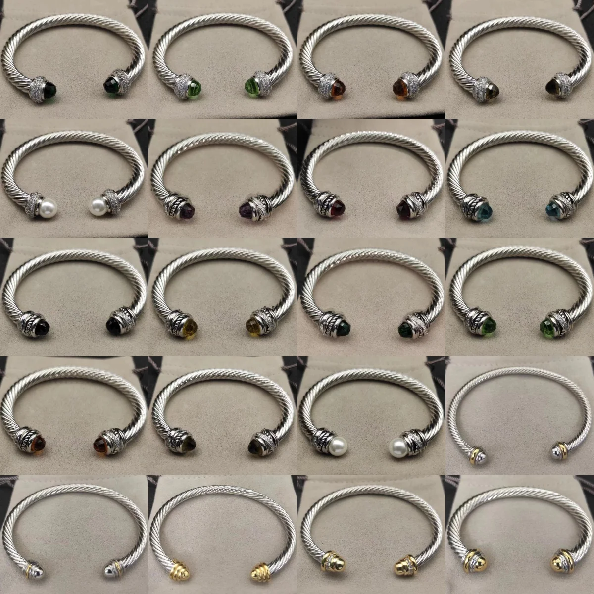 2025 نمط جديد DY الإسورة مزاجه النمط الكلاسيكي، الكلاسيكية للجنسين DY الإسورة - تصميم أنيق للجميع