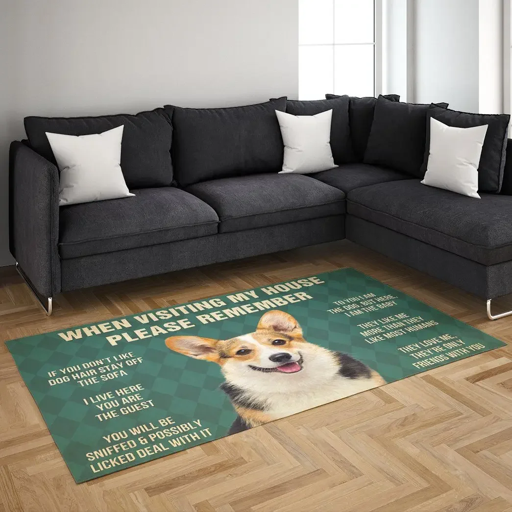 Chihuahua Dog Carpet 3D Printed Carpet Mat for Living Room Doormat Flannel Print Bedroom Non-slip Floor Rug