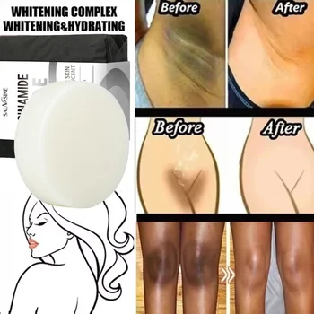 Body Whitening Soap Deep Clean Skin Chicken Skin Removal Soap Armpit Underarm Knees Bleaching Body Brighten White Care Products