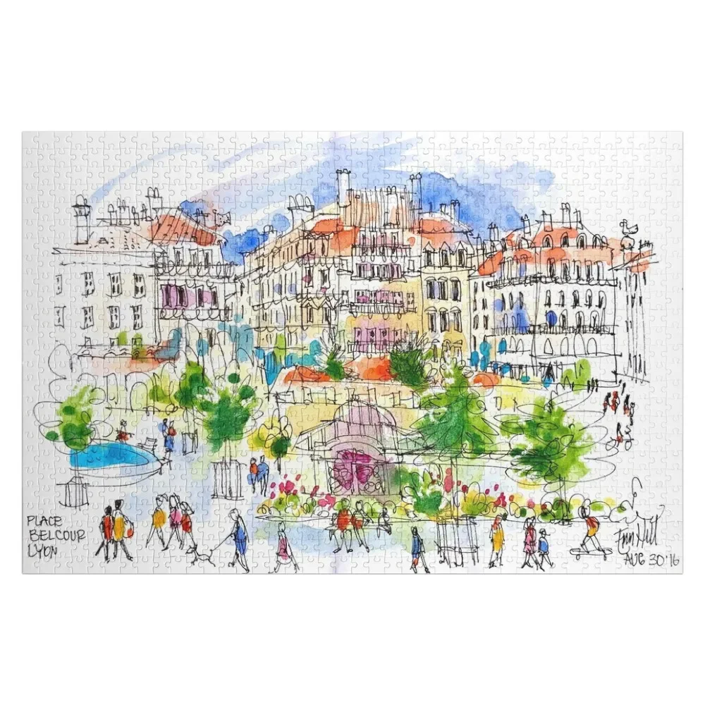 

Place Bellecour Lyon Jigsaw Puzzle Adult Wooden With Personalized Photo Woodens For Adults Puzzle