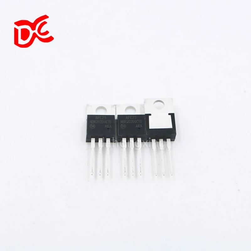 New Original 10Pcs MBR20200CTG TO-220 200A 20V Schottky Diode Electronic Components Great Quality