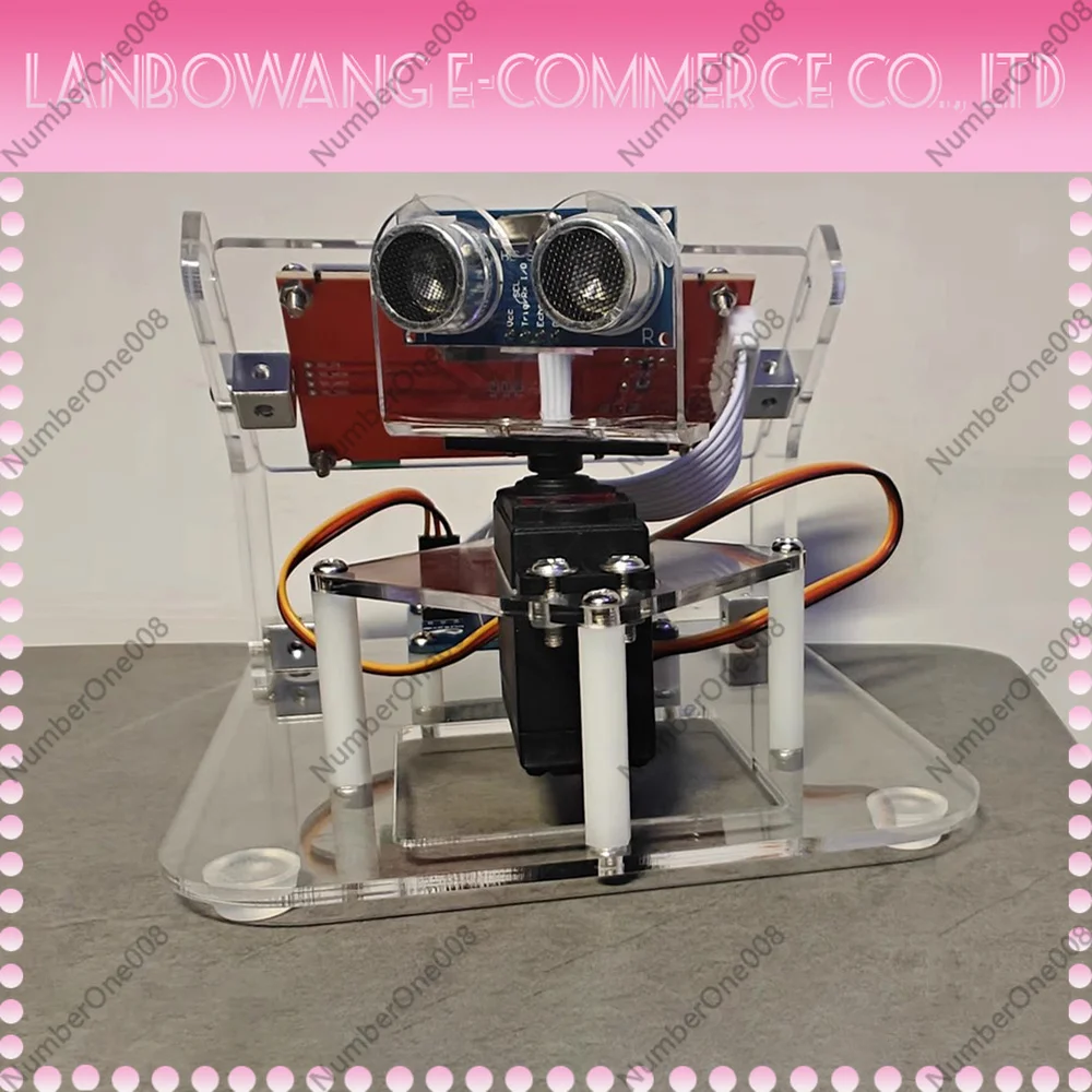 detecteur-de-radar-a-ultrasons-lumiere-d'ambiance-rc-ornement-decoratif-pour-voiture-modele-rc-a-l'echelle-1-14-1-10-diy