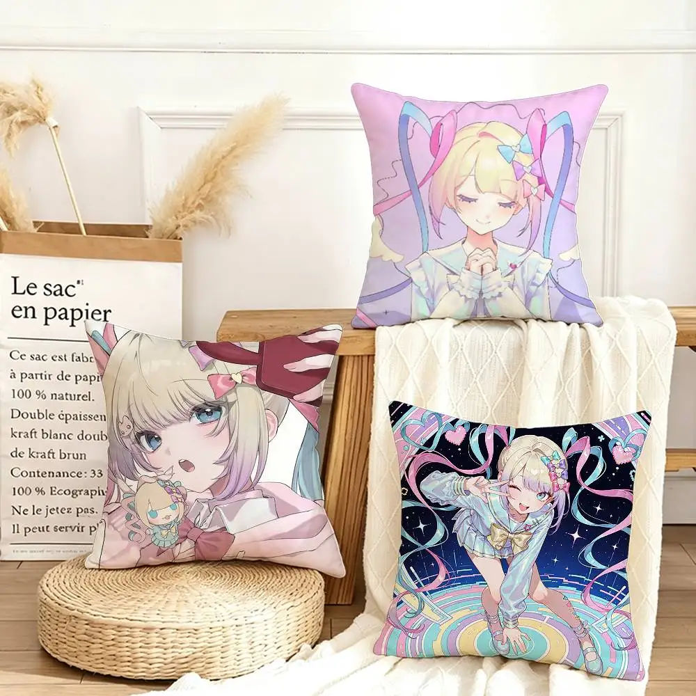 

KAngel N-Needy Streamer Overdose Various Sizes Square Pillow Case For Car Home Bedchamber Decor