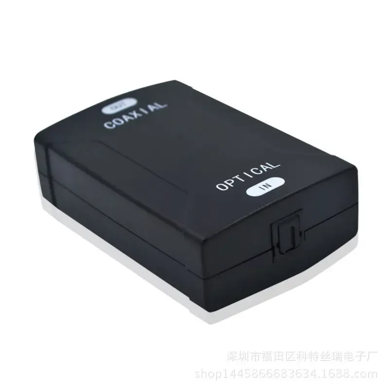 디지털 동축 RCA-광학 TOSlink SPDIF 디지털 오디오 변환기 어댑터, 돌비 AC-3, 돌비 5.1, DTS 사운드 지지대