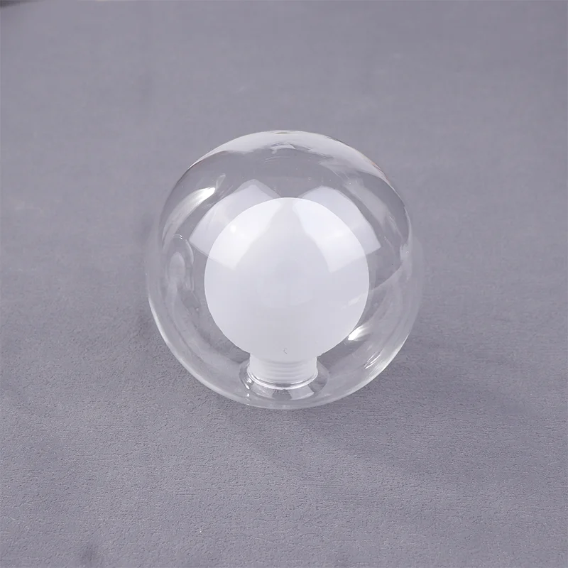 الكرة في الكرة G9 غلوب غطاء زجاجي استبدال واضح الأبيض D80mm D100mm D120mm مجرب افتتاح عاكس الضوء G9 غطاء
