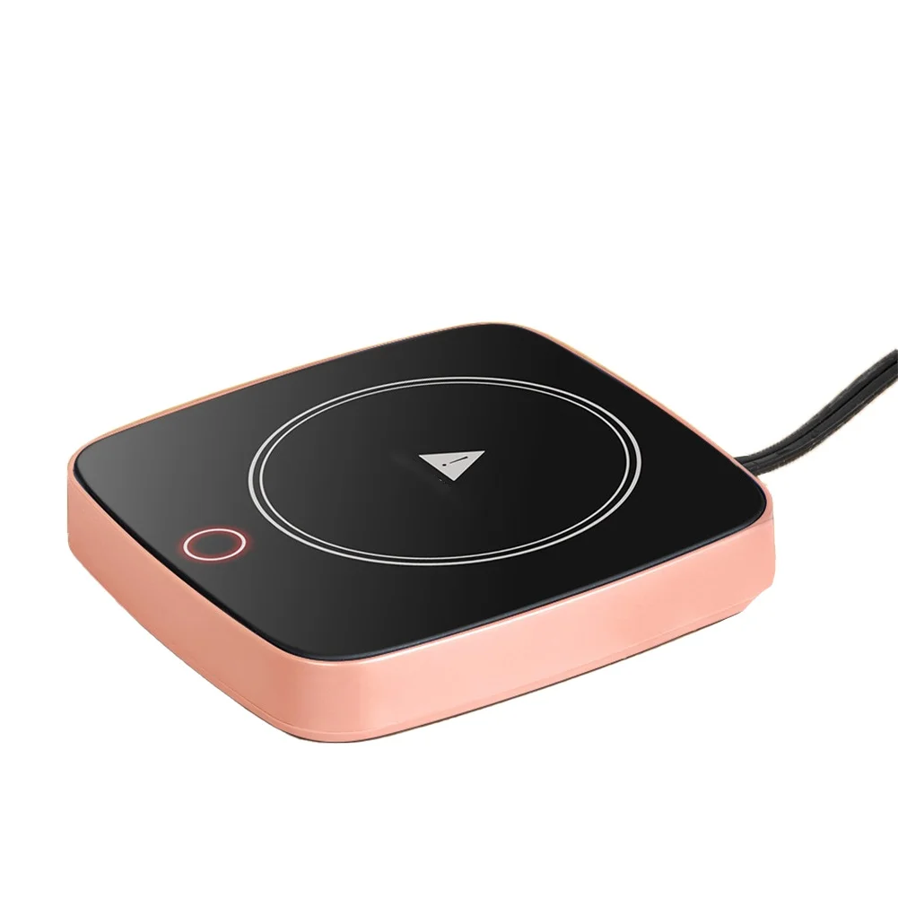 Heated Coffee Coaster Featuring Waterproof Design and 3 Adjustable Heat Settings With Safety Auto Shutdown Function