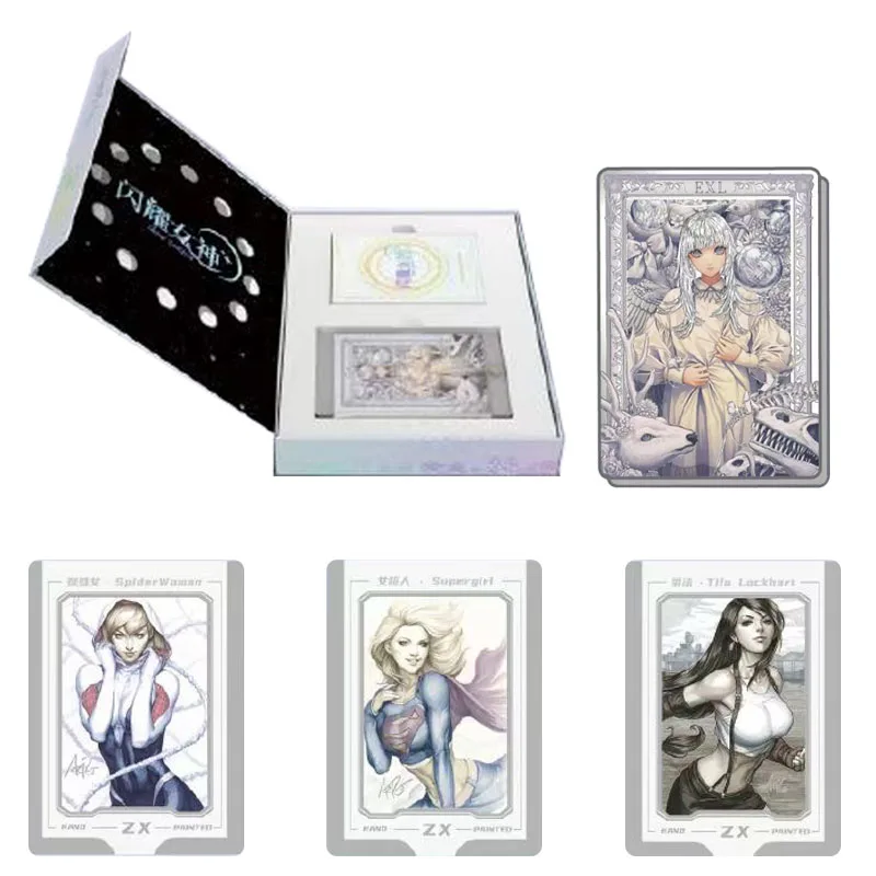 

Shining Goddess Collection Cards Sexy Swimsuit Girls Bikini Fairness Goodliness Lovely Pulchritud Table Playing Game Board