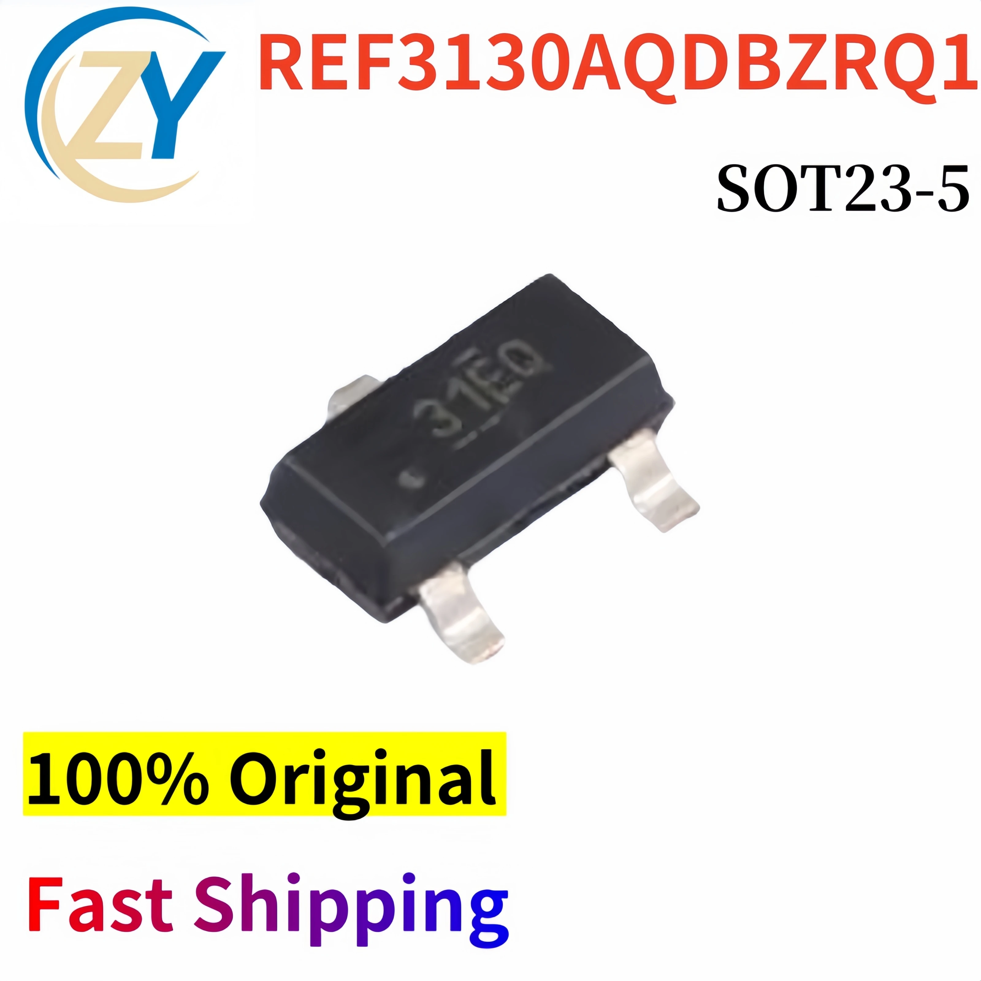 

(2pcs) REF3130 REF3130AQDBZRQ1 Voltage Reference SOT23-5 Guaranteed Quality & In Stock