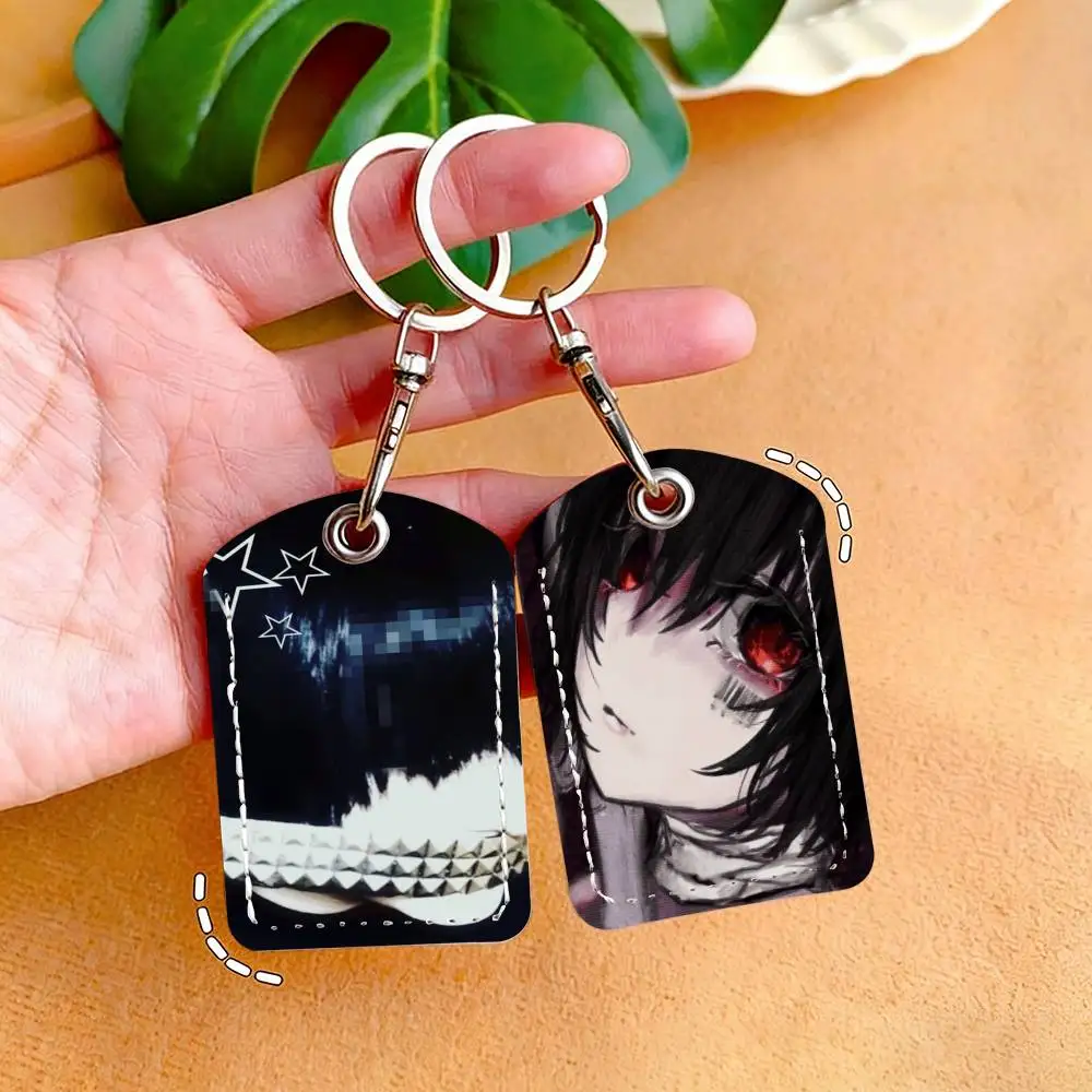 Singer Rebzyyx Card Holder With Keychain Executive Protection For Bank Credit Subway Bus Case