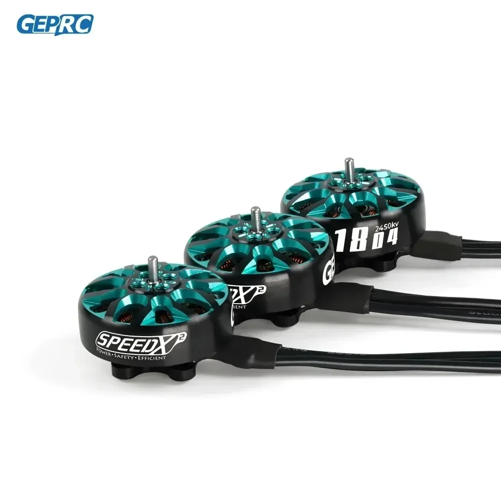 

GEPRC SPEEDX2 1804 2450KV 6S 3450KV 4S Двигатель для FPV Freestyle 3-4 дюйма Зубочистка Cinewhoop Дроны дальнего действия Cinebot30 RC Tools