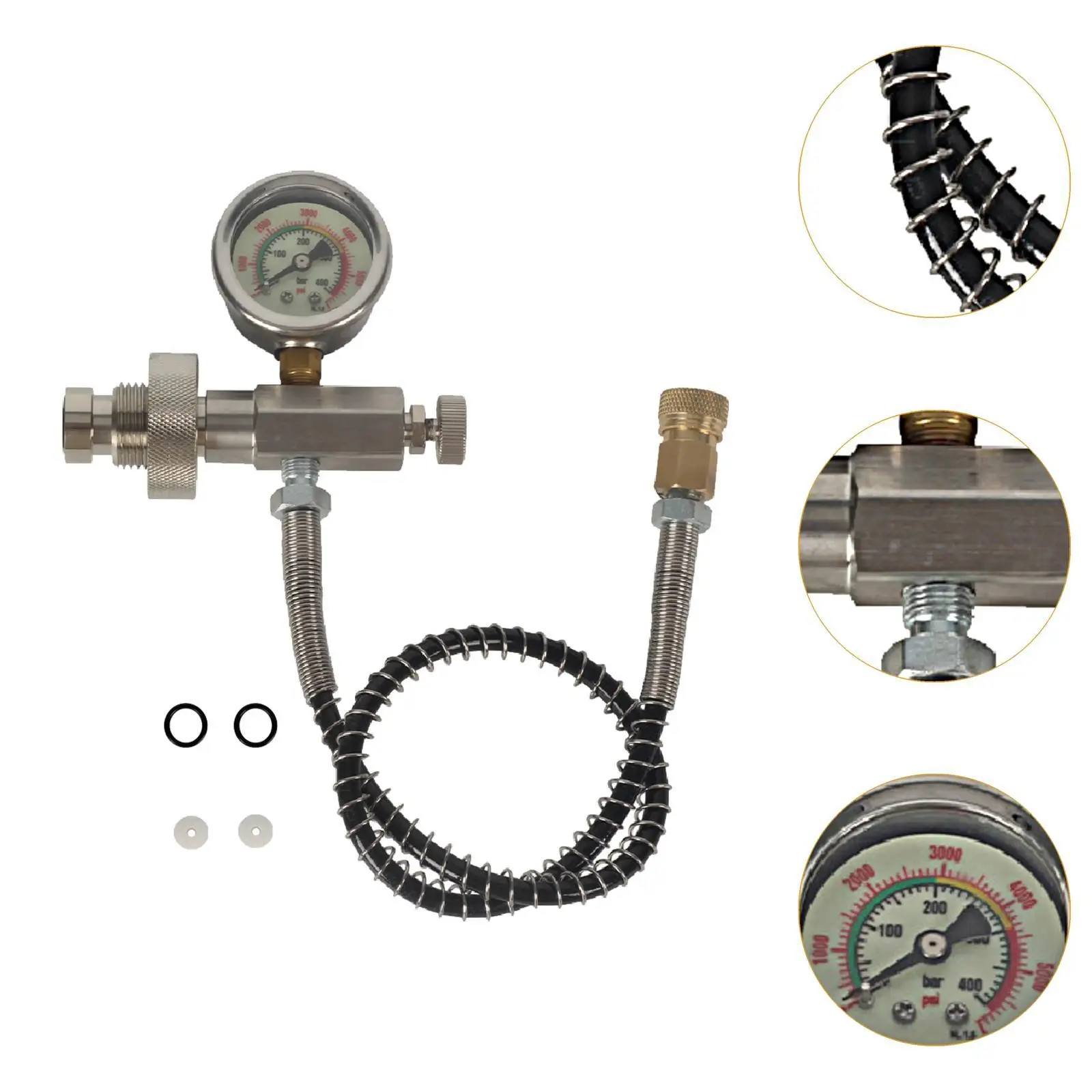 Fill Station Charging Adapter Professional Scuba Diving Tank Oxygen Tank Water Sport Multifunction Parts Refill Adapter Replace