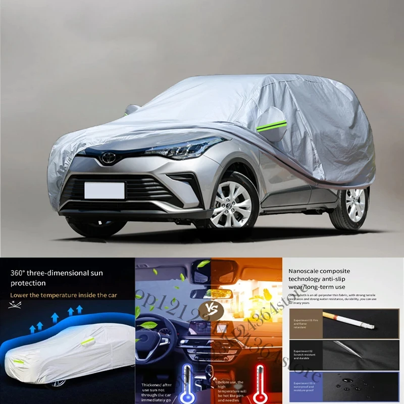 

For Toyota-izoa-fit- Auto Anti snow Anti dust Anti-uv Anti peeling paint And Anti Rainwater 210t car cover Car cover protection