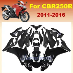 Fairings kit fit for CBR250R 2011 2012 2013 2014 2015 2016 CBR 250R 11 12 13 16 CBR250R Gloss black Bodywork set