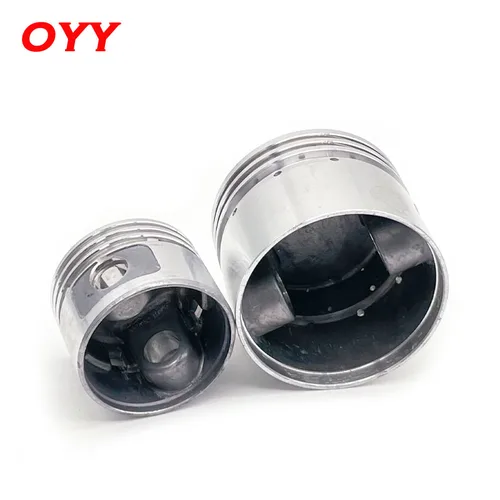 Imagen 2 del producto Kit de anillo de pistón de compresor de aire, anillo de aceite, accesorios de bomba de aire, piezas neumáticas de Metal 42/47/48/50/51/65mm