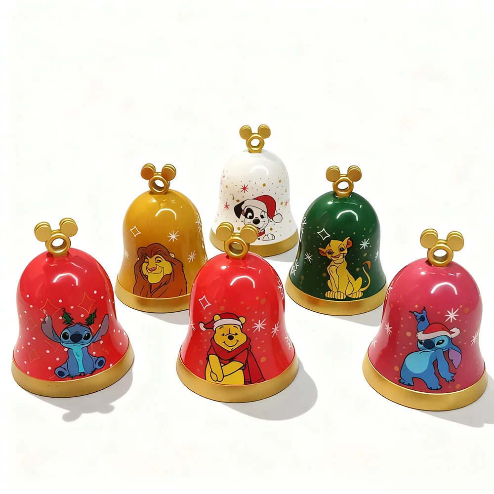 ديزني عيد الميلاد الكرتون جرس زخرفة دونالد داك ميكي ماوس سطح المكتب الديكور تحصيل الرسوم المتحركة عطلة ديكور #3