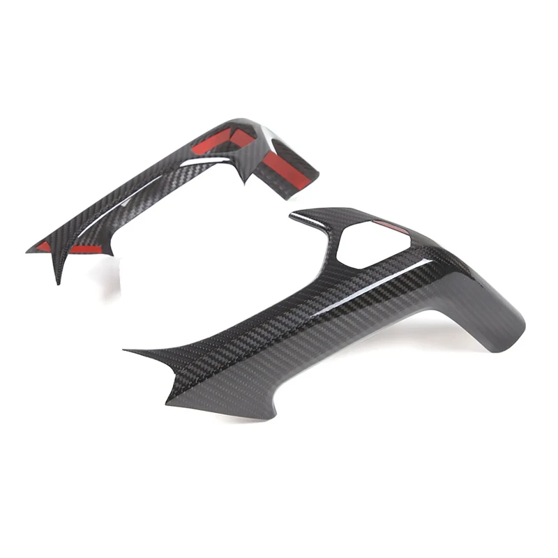 For Lamborghini Huracan LP580 LP610 2014-2023 Real Carbon Fiber Car Interior Door Handle Cover Car Trim Modification Accessories