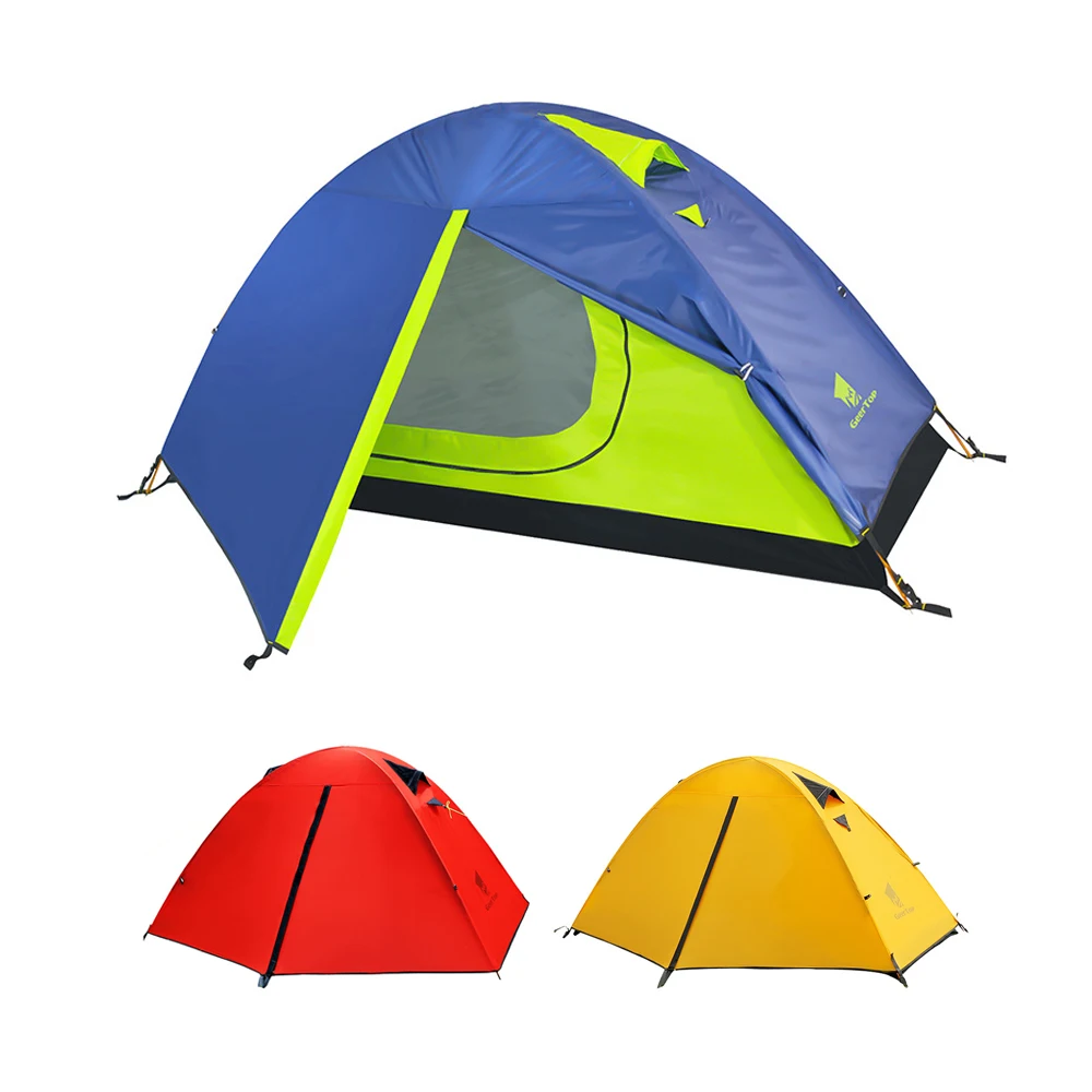 Double Layer Camping Tent,Portable, Windproof, Waterproof, Outdoor, Beach, Fishing, Single Person, L35