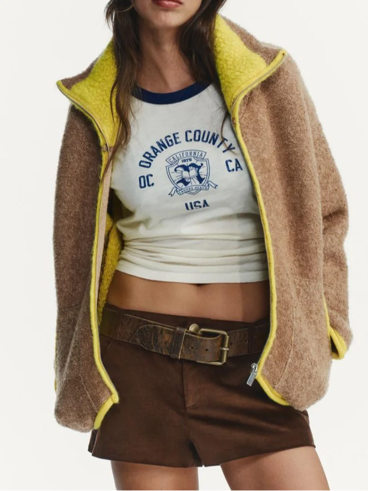 

Autumn Winter Knitted Jacket For Women Long Sleeve High Collar Hooded Coat 2025 New Lady Soft Warm Outwears