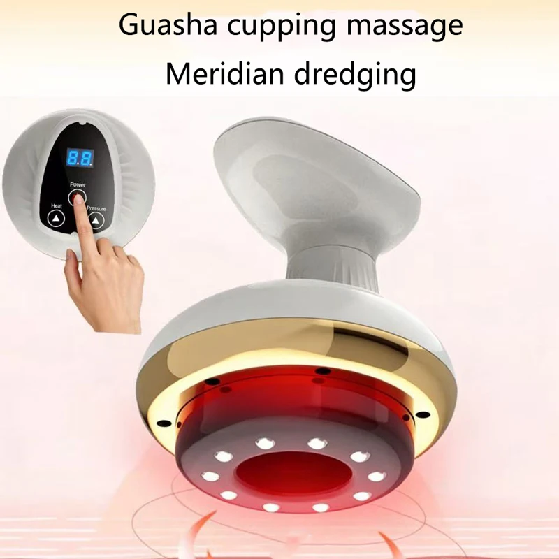 

Household Abdominal Massage And Whole Body Meridian Dredging Instrument, Electric Scraping And Cupping Beauty Massage Device