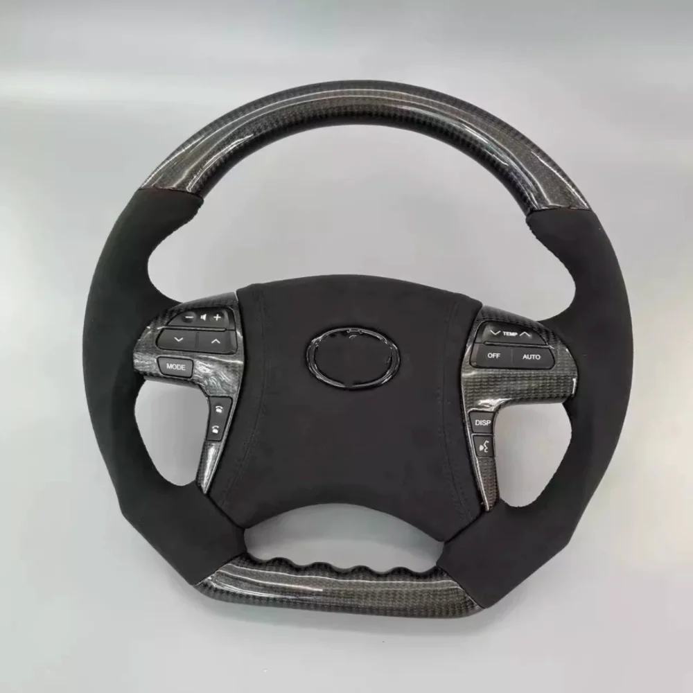 For Toyota six Generation Camry carbon fiber steering wheel for the old Highlander carbon fiber steering wheel modification