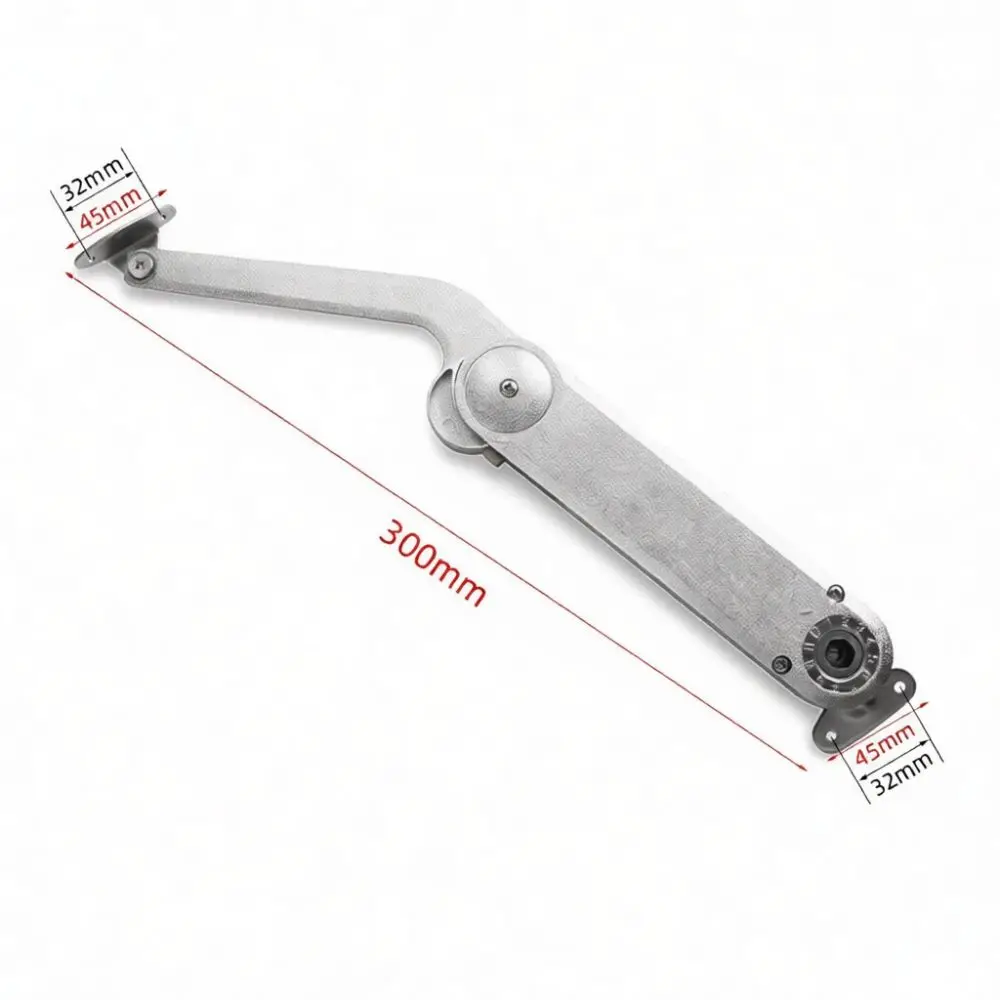 Heavy Duty Free Stop Support Rod For Glass Narrow Frame Cabinet Door Hydraulic Damper Furniture Lift Folding Hinge