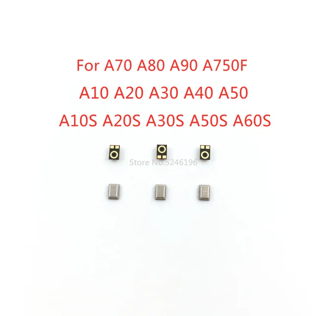10 szt.-100 szt. Wewnętrzny mikrofon do odbiornika Samsung Galaxy A10 A10S A20 A20S A30 A30S A40 A50 A60S A70 A80 A90 A750F