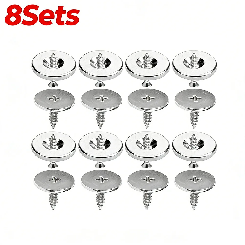 Cabinet Catch Magnetic Door Catch Strong Magnetism Invisible Mechanism Circular Magnetic Button Home DIY Projects