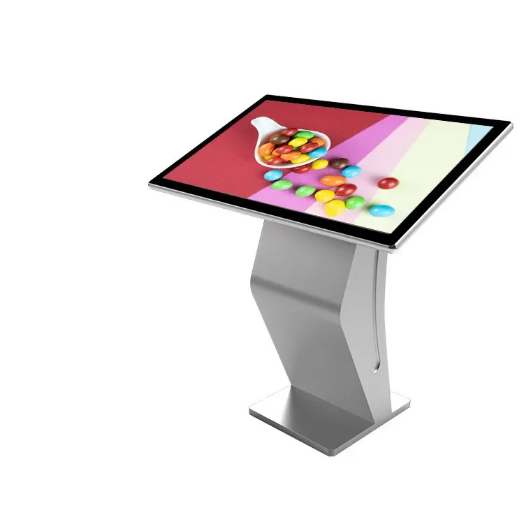 43 50 55inch Touch Screen Interactive Kiosk Network Self Service Information  Android Advertising Player