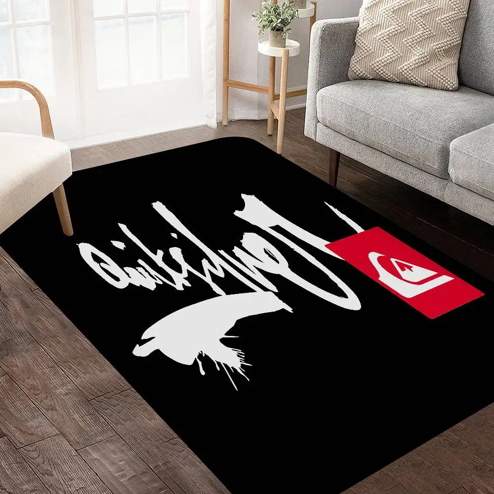 Q-QuiksilverS Logo Floor Carpet Nordic Style Home Doormat Bathroom-Toilet Mats Bedroom Hotel Decor Mat
