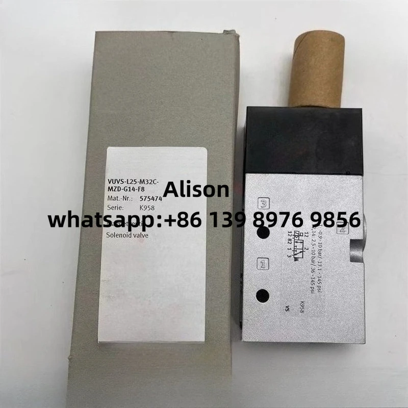 

Оригинальный электромагнитный клапан VUVS-L25-M32C-MZD-G14-F8 57547 VUVS-L25-M32C-MZD-G14-F8-1C1 575478 VUVS-L25-M32C-MZD-G14-F8-1B2 575482