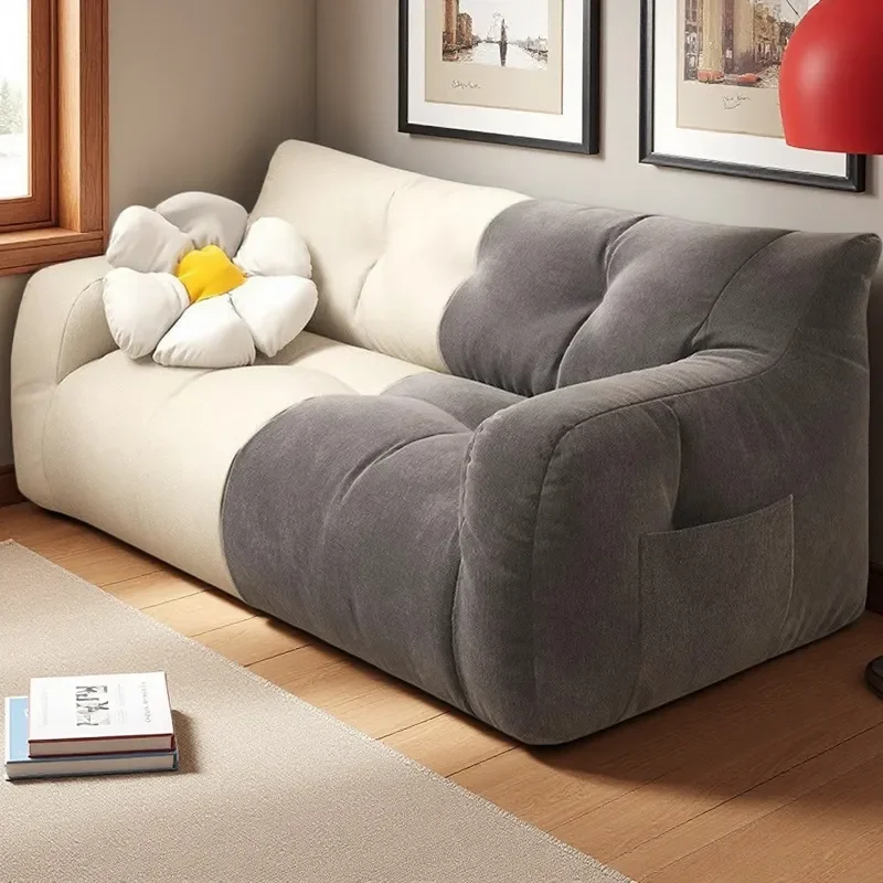 for Factory Straight Hair Lazy Sofa Tatami Double Internet Celebrity Rental House Can Lie Down Sleeping Bedroom Dormitory