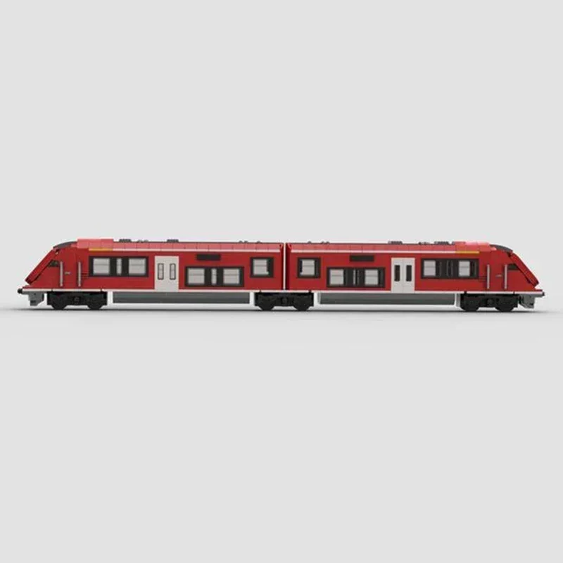 City Train Model Moc Building Bricks BR 159 - Eurodual Captrain Technology Modular Blocks Gifts Christmas Toys DIY Sets Assembly