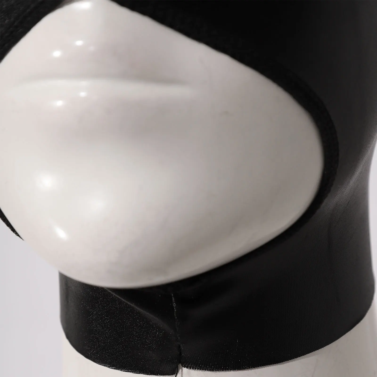 Unisex látex rosto cheio látex Balaclava máscara, Sexy Role Play, olhos abertos e chapelaria boca, adereços capuz, traje Cosplay