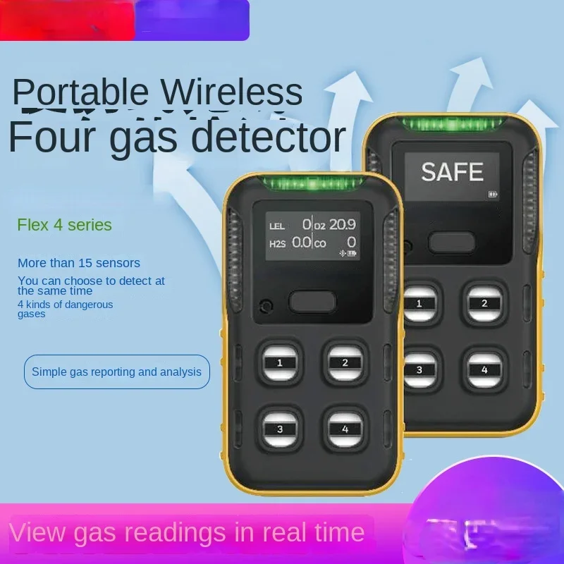 

Portable Wireless Four-Gas Detector