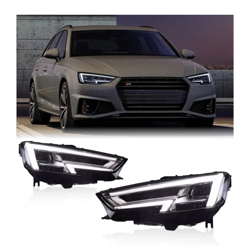 

A4 B9 A4L 2017 2018 2019 Upgrade LED DRL Matrix Headlamp Turn Signal Headlights Head Lamp Modified Front Light for Audi